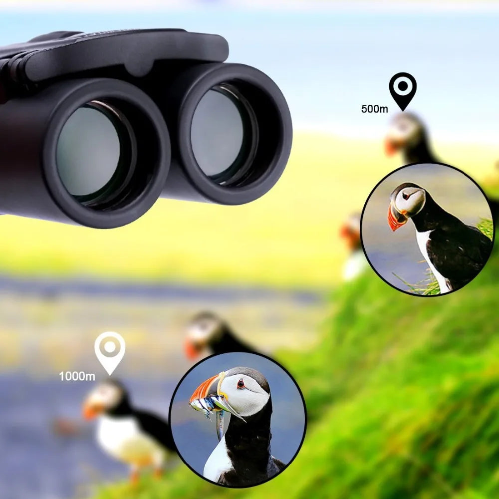 Jumelles APEXEL 8x21 Compact Binoculars BAK4 FMC Optics IPX4 - Long Range 1000m