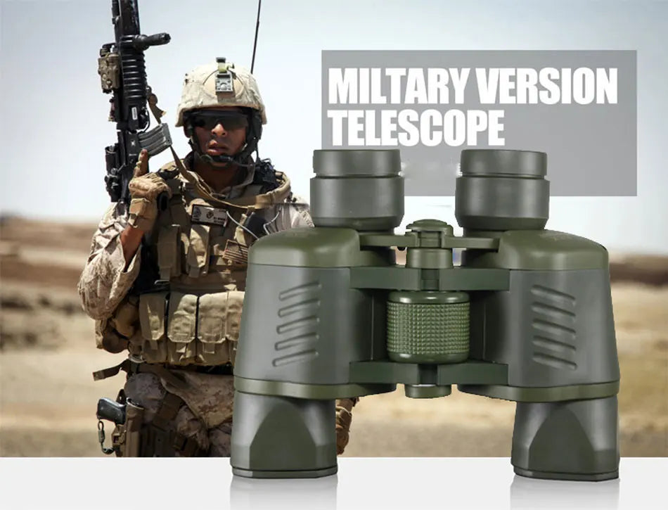 Jumelles Militaires 50x50 HD BAK4 Prism Waterproof IPX7
