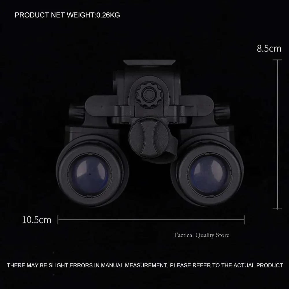 Jumelles AN/PVS31 Dual-Tube Binocular Night Vision Goggles - Accessoires de casque Airsoft pour modèle de chasse en cosplay