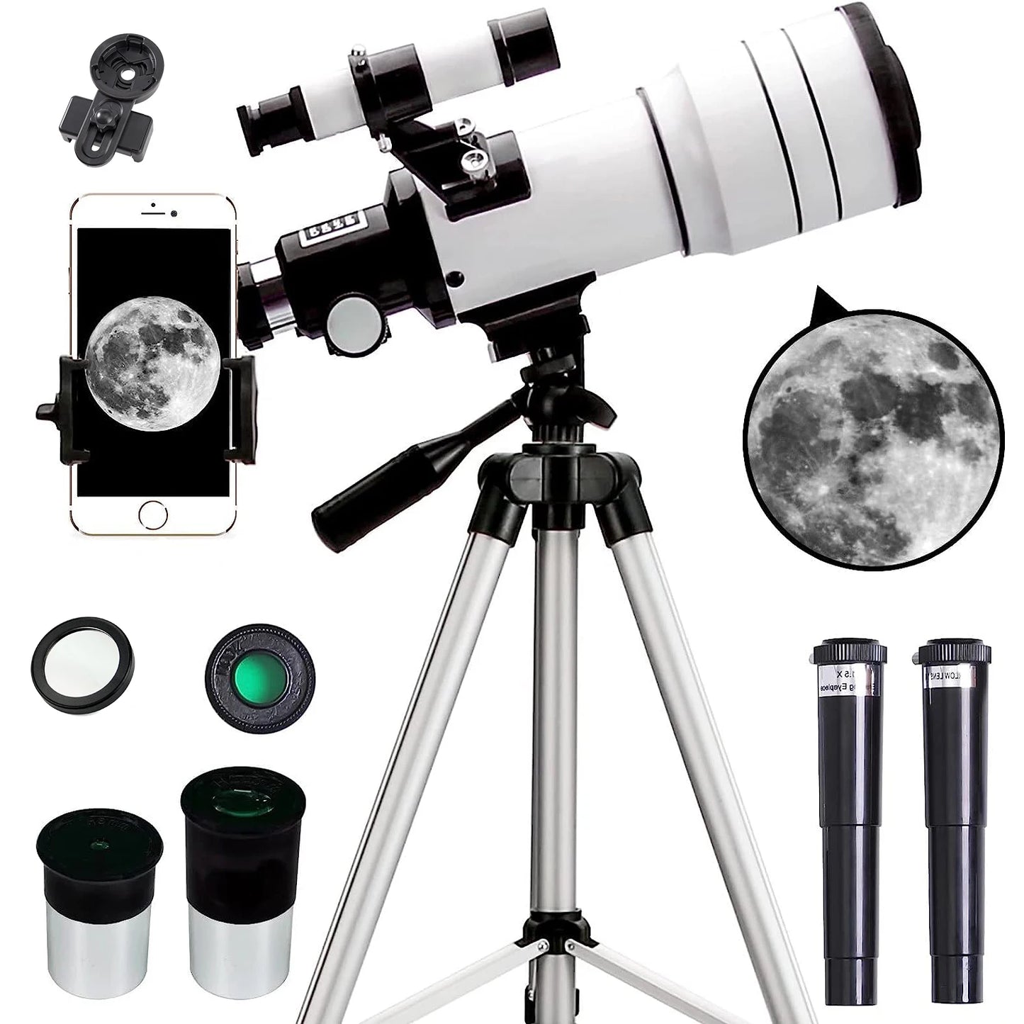Télescope Astronomique Professionnel 150X F30070WHITE
