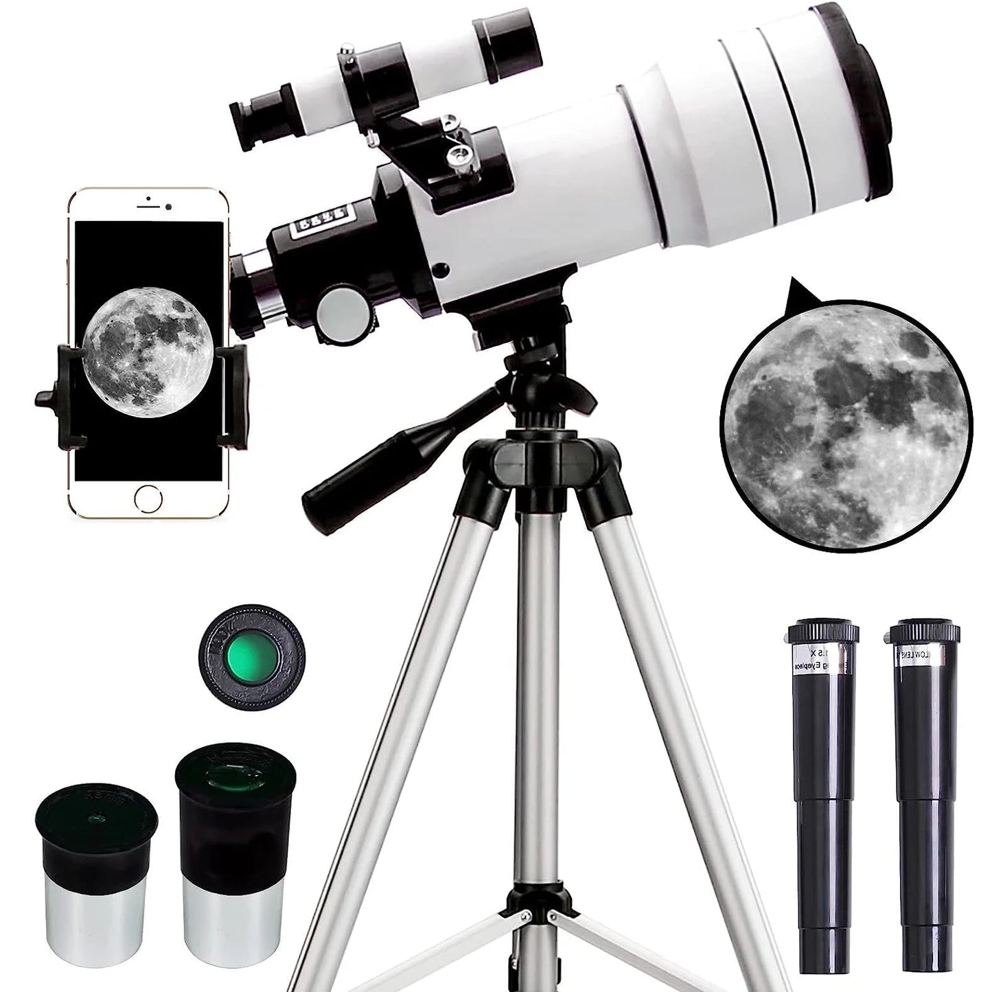 Télescope Astronomique Professionnel 150X F30070WHITE