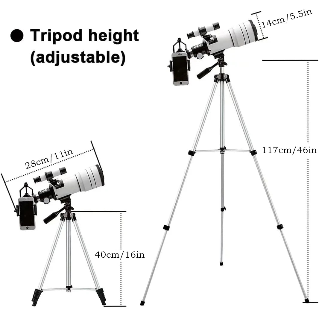 Télescope Astronomique Professionnel 150X F30070WHITE
