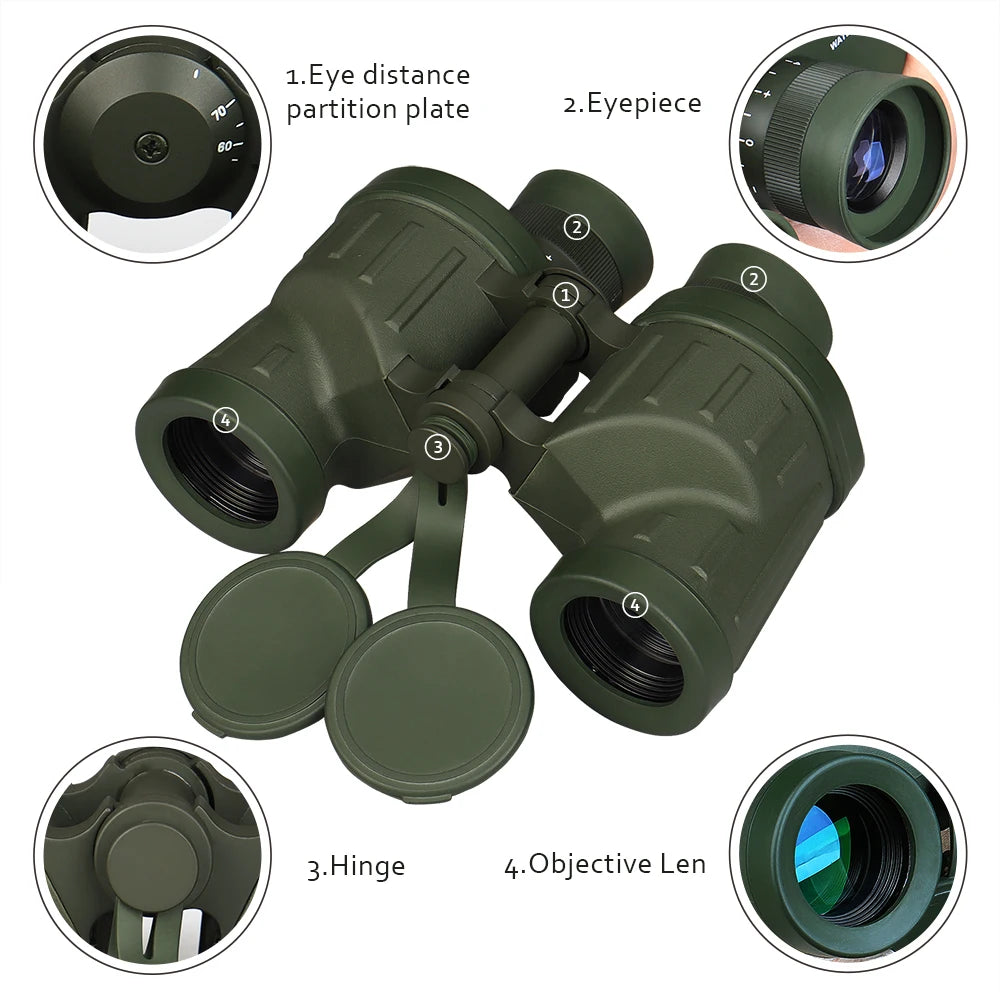 Jumelles Tactiques Etanches 8x30 pour Chasse et Tir GZ3-0046