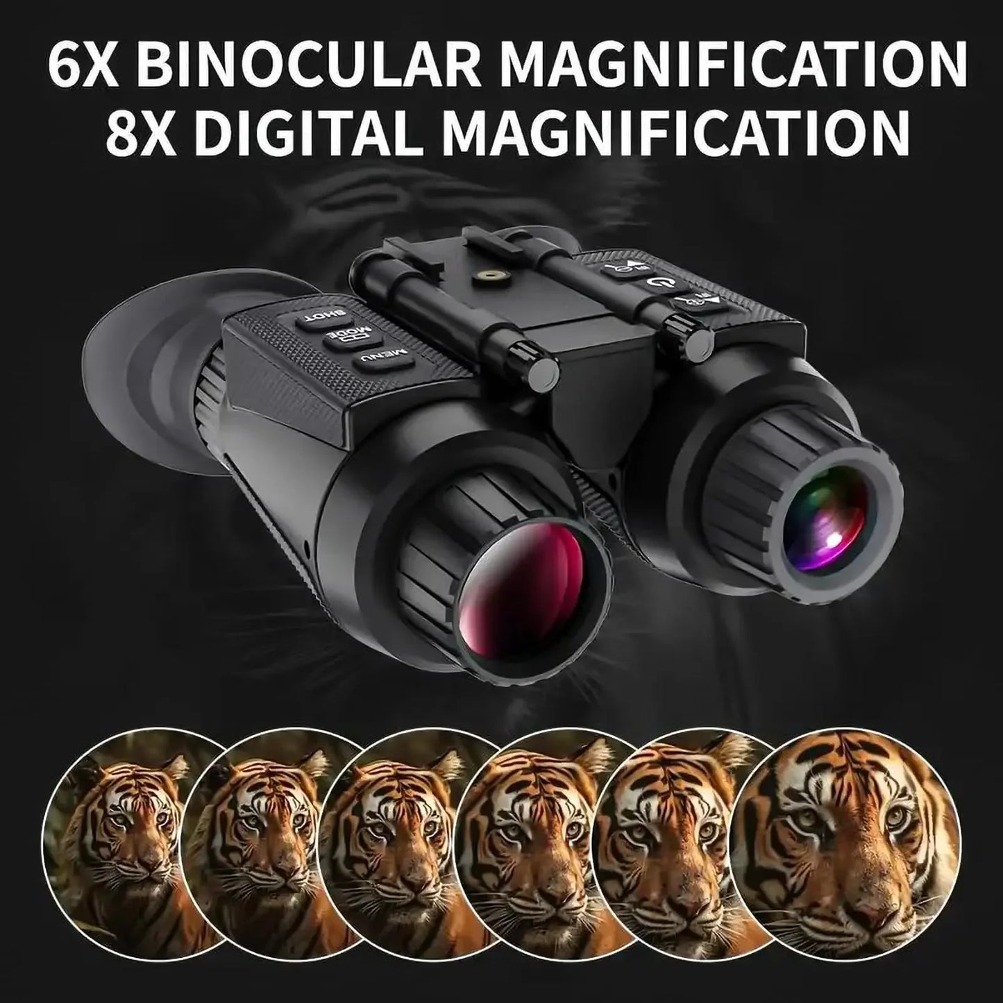 Jumelles NITERUS NV8300 Night Vision Goggles Binoculars 4K HD Device