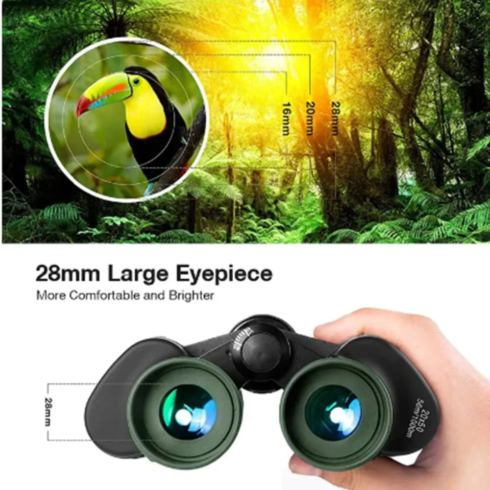 Jumelles Militaires Allemandes 20x50 Zoom HD BAK4-Prism Durable