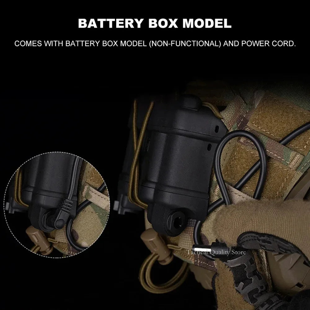 Jumelles AN/PVS31 Dual-Tube Binocular Night Vision Goggles - Accessoires de casque Airsoft pour modèle de chasse en cosplay
