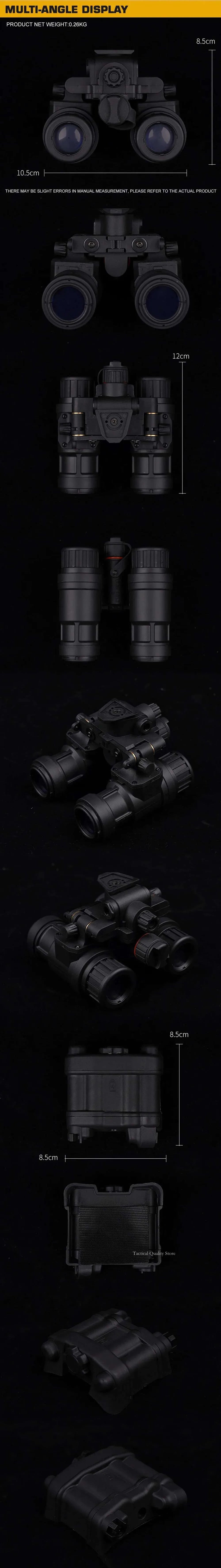 Jumelles AN/PVS31 Dual-Tube Binocular Night Vision Goggles - Accessoires de casque Airsoft pour modèle de chasse en cosplay