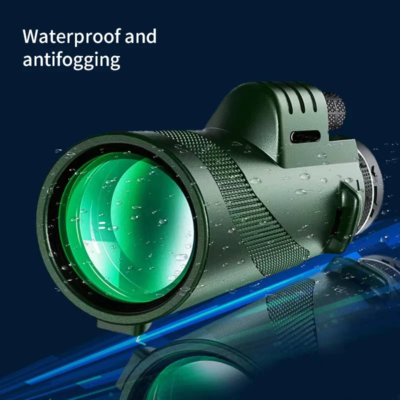 Télescope Portable Zoom HD 80x100 - Idéal pour la chasse, le camping et les voyages