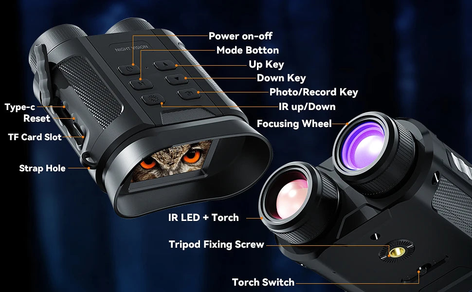 Monoculaire de Vision Nocturne Suntekcam 5x40 Handhold