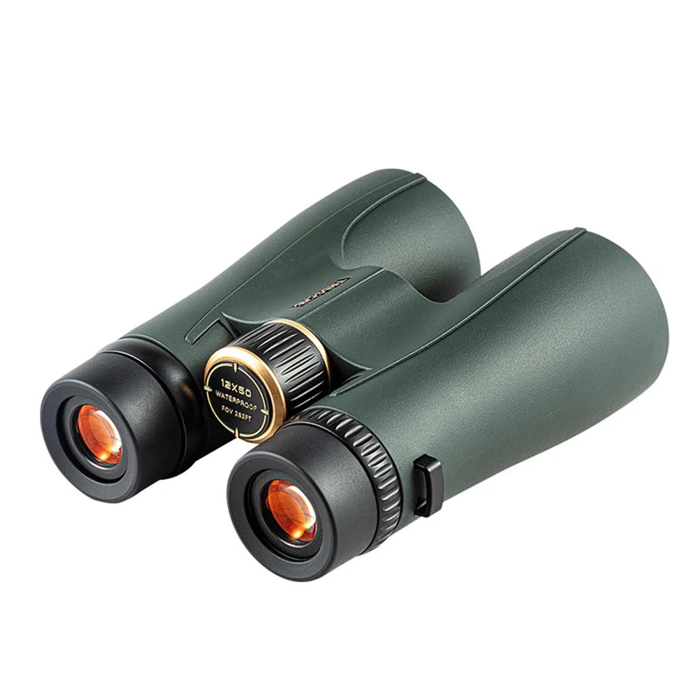 Jumelles Ponbos 12x50 HD ED Binocular Telescope SMC Coating Birdwatching Mirror Outdoor Waterproof Binoculars for Hunting Camping