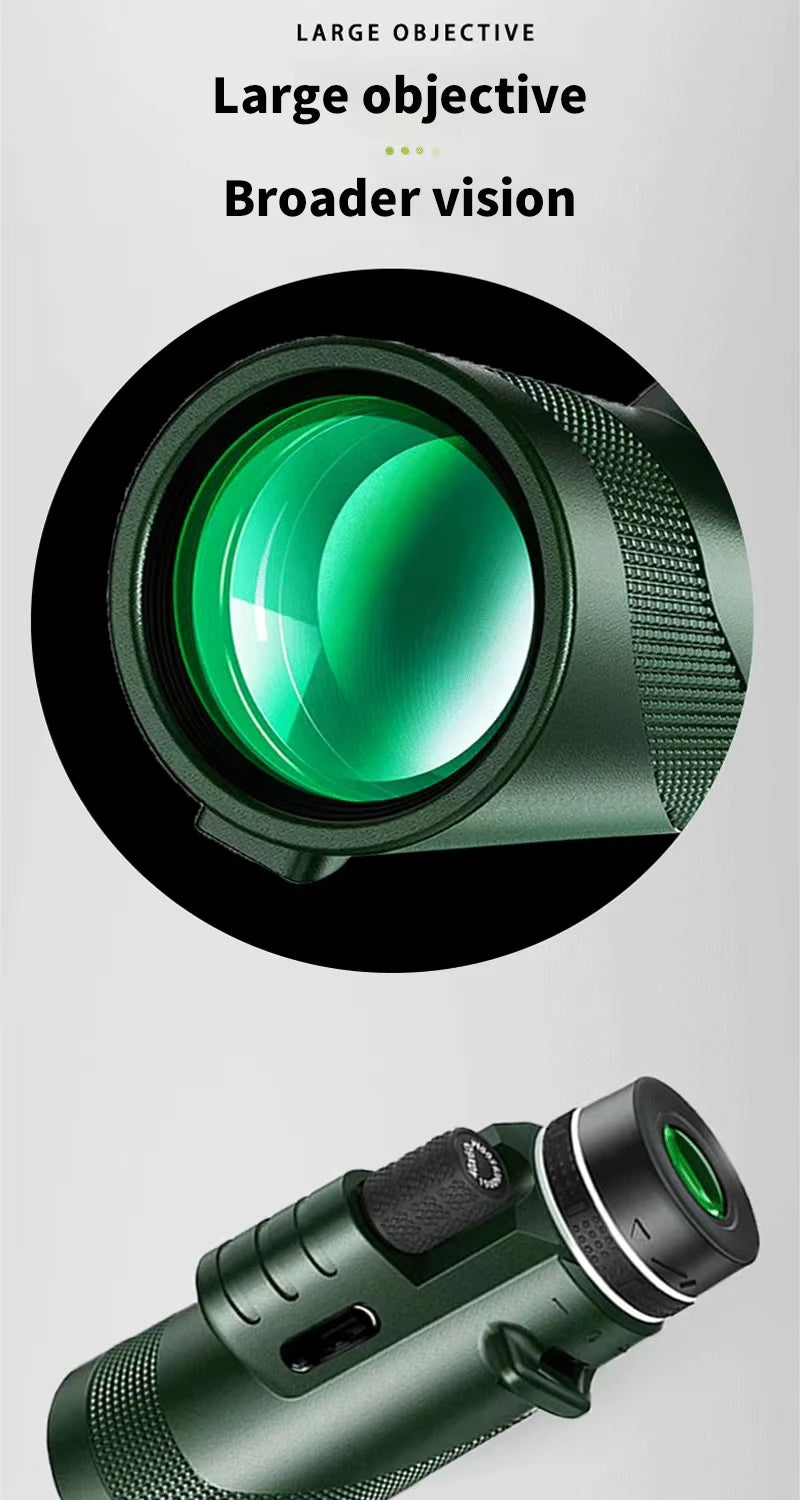 Télescope Portable Zoom HD 80x100 - Idéal pour la chasse, le camping et les voyages