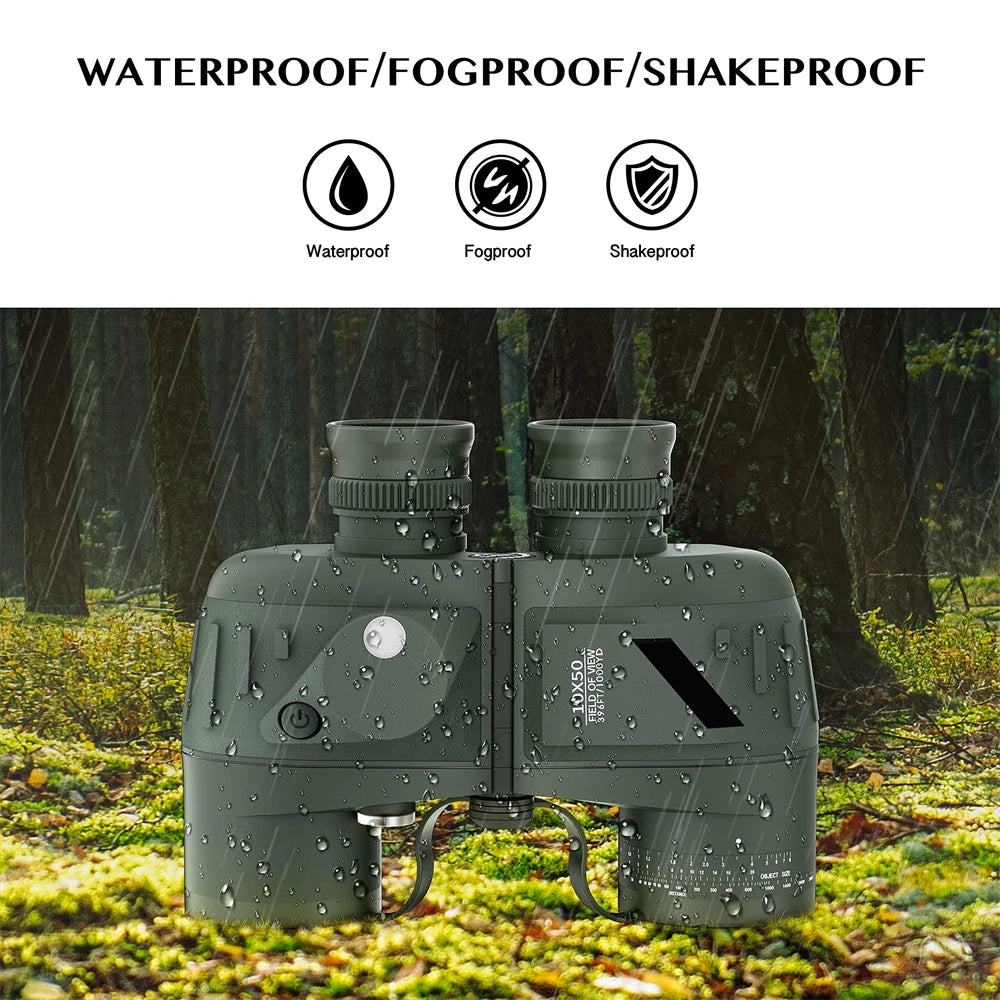 Jumelles Militaires Ponbos 10X50 Compactes et Puissantes