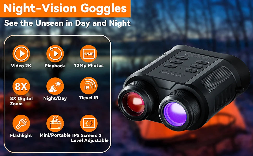 Monoculaire de Vision Nocturne Suntekcam 5x40 Handhold