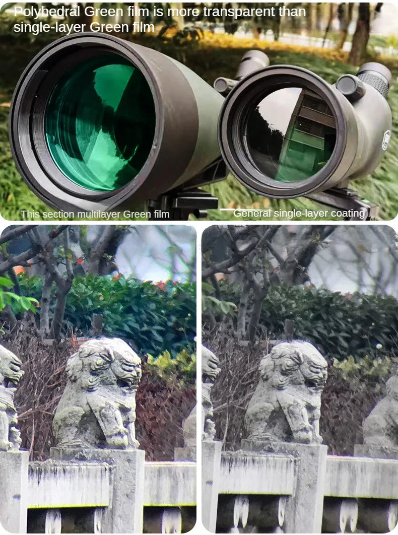 Jumelles Jnash 25-75x100mm Spotting Scope Monoculaire FMC BAK4 IPX4