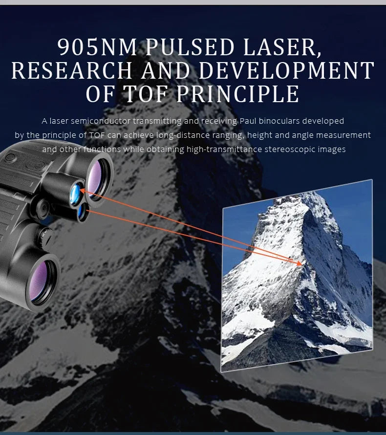 Jumelles Smart Laser 1500M Binoculars Binoculars - Kaalee