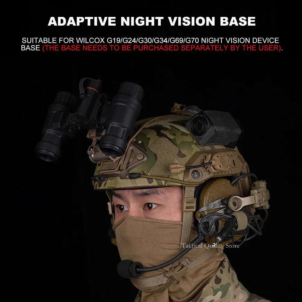 Jumelles AN/PVS31 Dual-Tube Binocular Night Vision Goggles - Accessoires de casque Airsoft pour modèle de chasse en cosplay