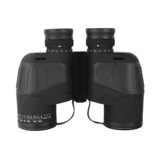 Jumelles Militaires Marines 10x50 | Étanches avec Télémètre & Boussole | Prisme BAK4 HD pour Chasse & Observation des Oiseaux