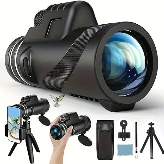Télescope Portable Zoom HD 80x100 - Idéal pour la chasse, le camping et les voyages
