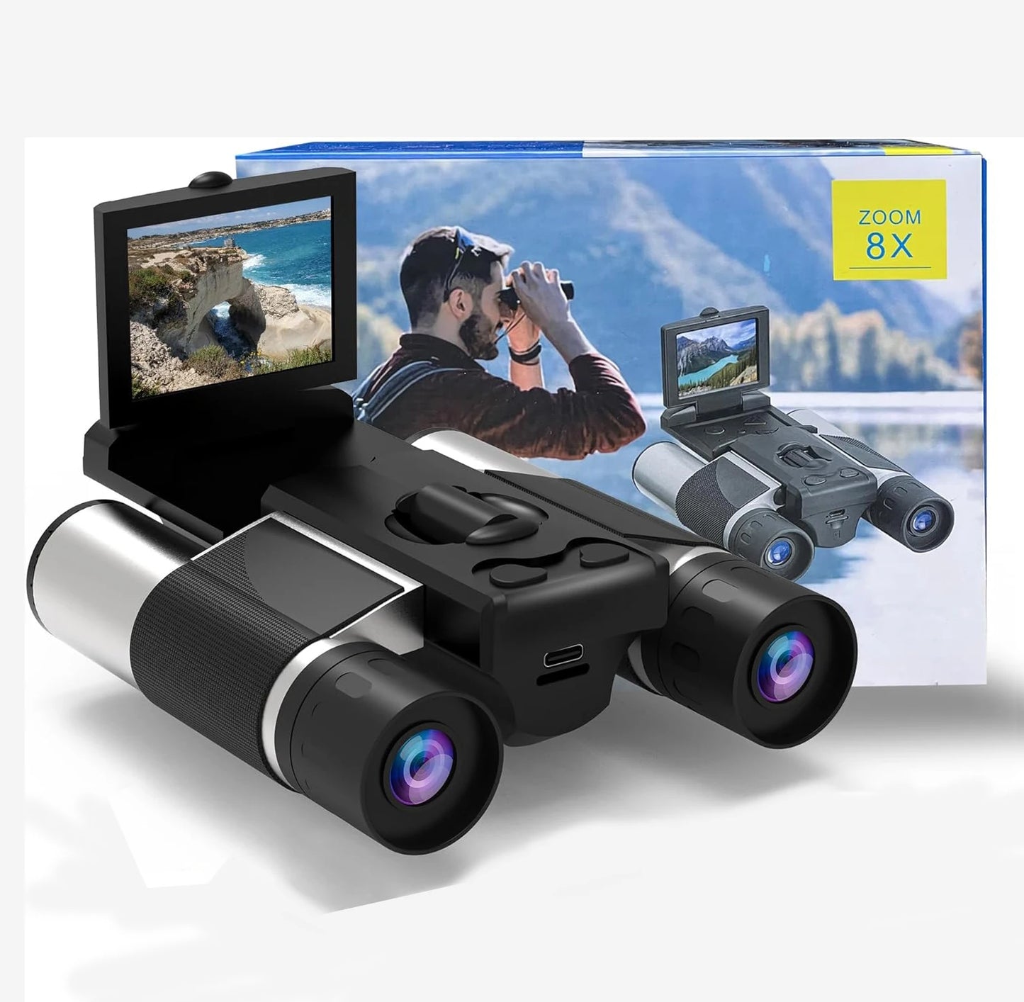 Jumelles DT10 Camera et Vidéo Black HD 19cm - Compactes et Puissantes