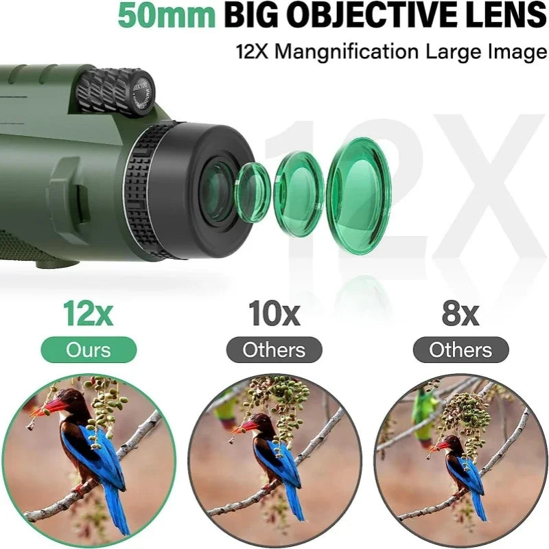 Télescope Monoculaire HD 80x100 Zoom Puissant