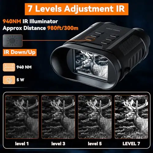 Monoculaire de Vision Nocturne Suntekcam 5x40 Handhold