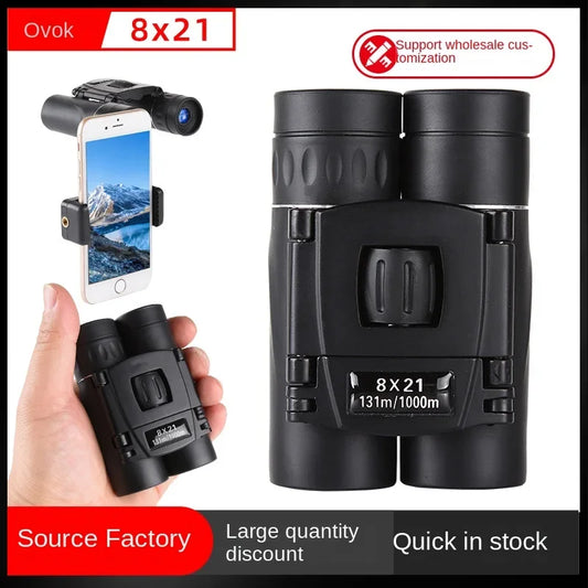 Binoculars Children 8x21 HD BAK4 IPX4 FMC Compact  Jumelles