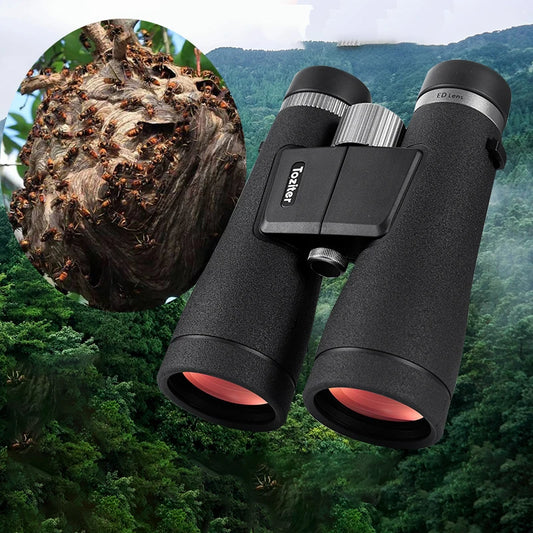 Binoculaires Professionnels 12X50ED Étanches IPX7 IPX7 magnification 10/12 Focusing Type Central Lens Coating ED High Reflection Waterproof Night Vision Hiking Hunting Outdoor Travel