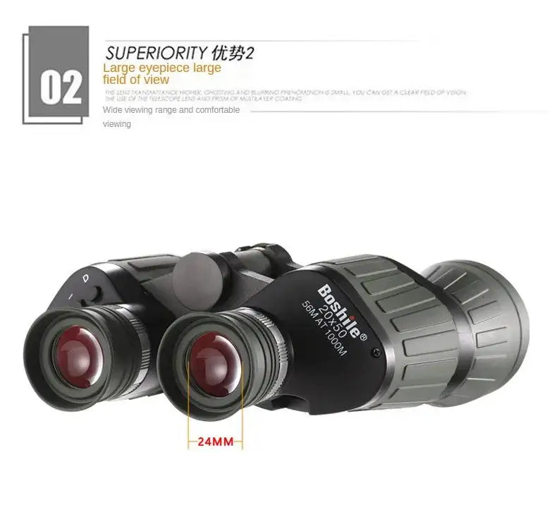 Jumelles Boshile 20x50 Auto Focus Binoculars - Étanches et Longue Portée