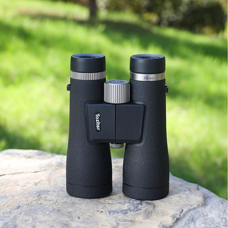 Binoculaires Professionnels 12X50ED Étanches IPX7 IPX7 magnification 10/12 Focusing Type Central Lens Coating ED High Reflection Waterproof Night Vision Hiking Hunting Outdoor Travel