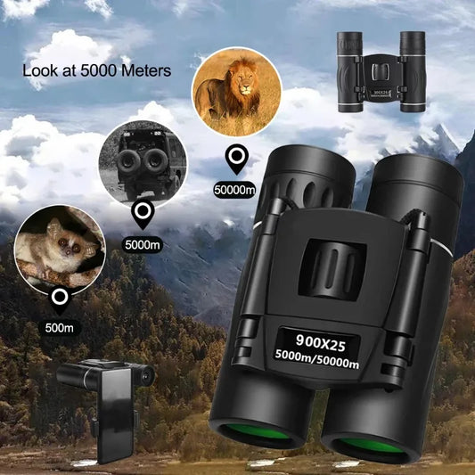 Jumelles HD Professionnelles 900x25 Longue Portée Optique FMC