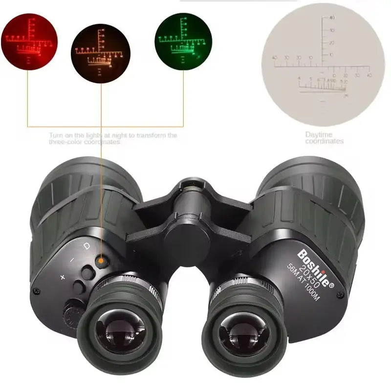 Jumelles Boshile 20x50 Auto Focus Binoculars - Étanches et Longue Portée