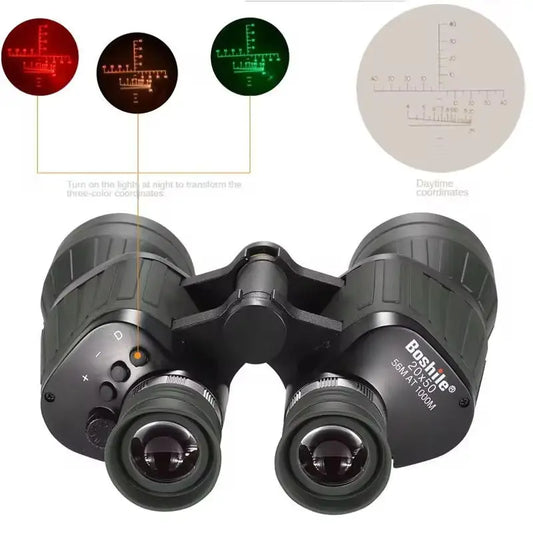 Jumelles Boshile 20x50 Auto Focus Binoculars - Étanches et Longue Portée